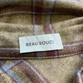 Load image into Gallery viewer, Beau Souci Olive Green Plaid Cashmere Shirt and Shorts Two-Piece Set
