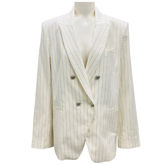 Veronica Beard Off-White / Blue Apollo Jacket