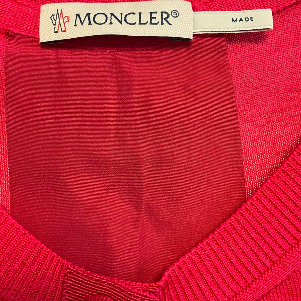 Moncler Fuchsia Pink Maglia Tricot Cardigan Sweater