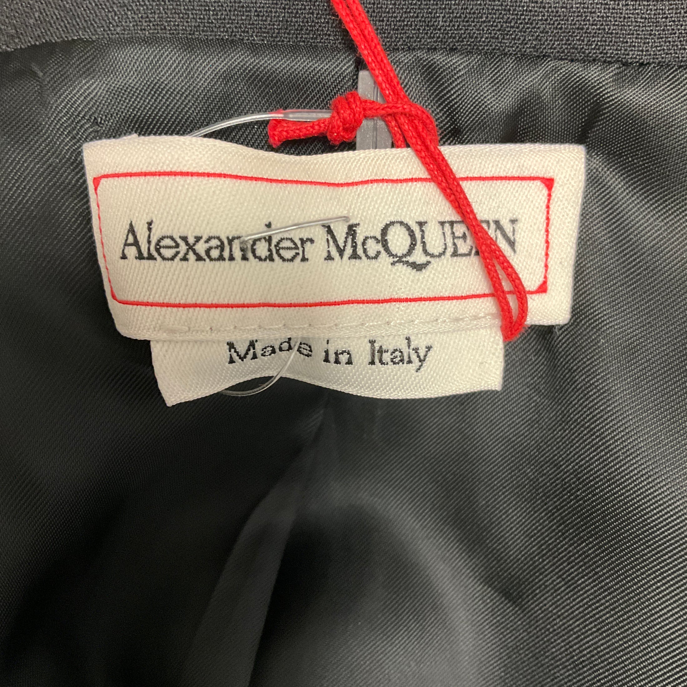 Alexander McQueen Black / Pink / Red Multi Rose Embroidered Blazer Jacket