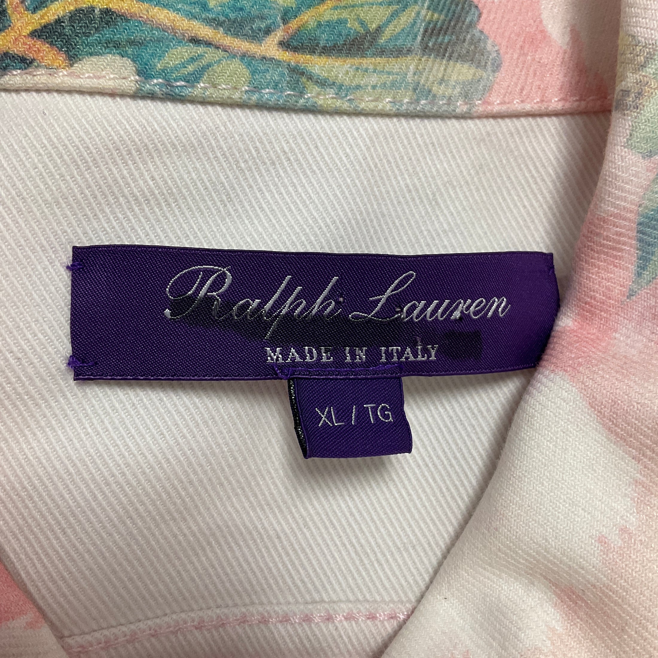 Ralph Lauren Collection Pastel Multi Floral Denim Jacket