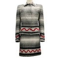 Load image into Gallery viewer, Richard Tyler Couture Vintage Black / White / Red Tweed Jacket and Skirt Suit Set
