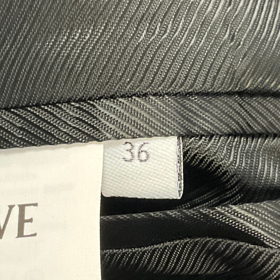 Loewe Black Asymmetric Single Button Tailored Stretch Viscose Blazer Jacket