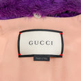 Load image into Gallery viewer, Gucci Purple Quilted Jacket with Removable Mink Collar
