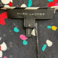 Load image into Gallery viewer, Marc Jacobs Black Multi Printed Silk Wrap Dress
