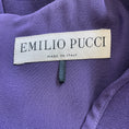 Load image into Gallery viewer, Emilio Pucci Purple Lace Detail Short Sleeved Stretch Knit Dress
