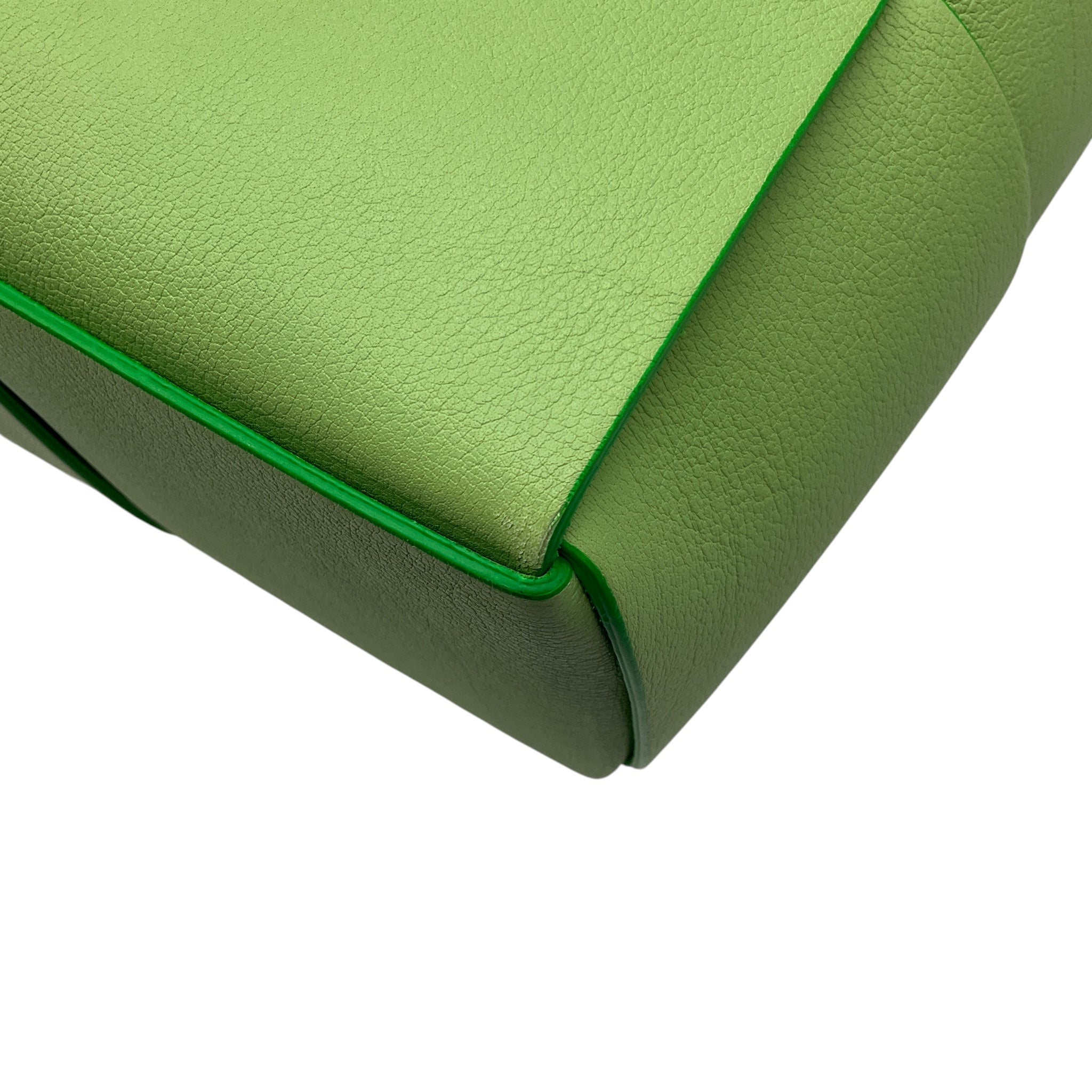 Bottega Veneta Green Intrecciato Leather Arco Tote Bag