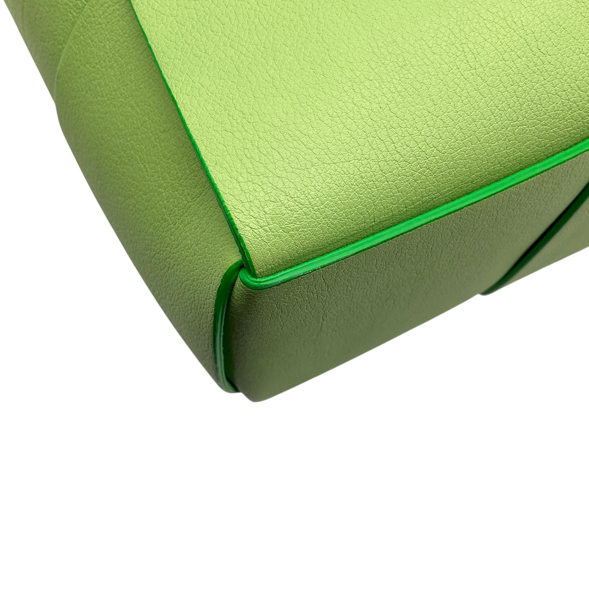 Bottega Veneta Green Intrecciato Leather Arco Tote Bag