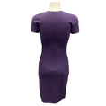 Load image into Gallery viewer, Emilio Pucci Purple Lace Detail Short Sleeved Stretch Knit Dress
