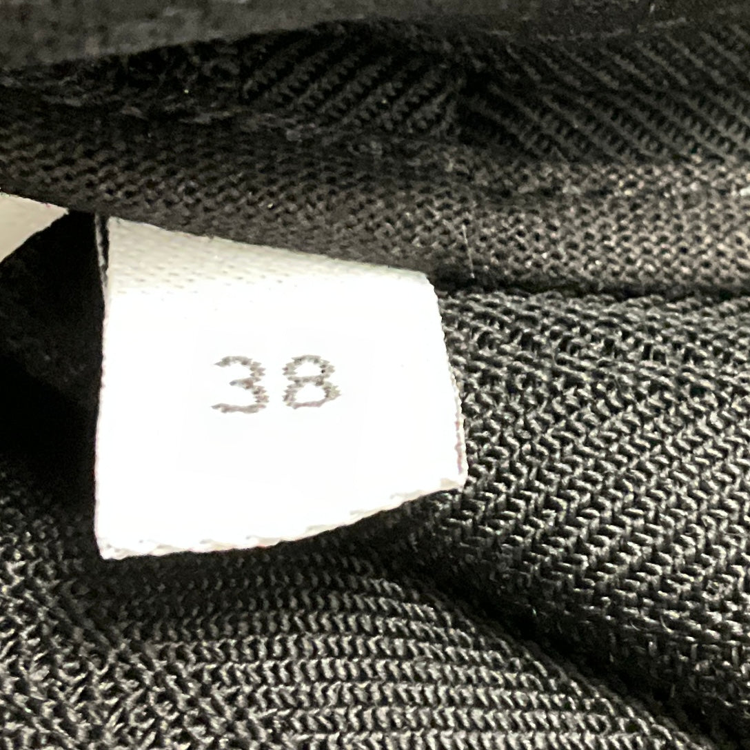 Loewe Black Buckle Detailed Gathered Midi Dress