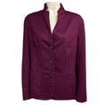 Load image into Gallery viewer, Jil Sander Purple Three Button Cashmere Blazer
