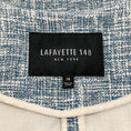 Load image into Gallery viewer, Lafayette 148 NY Blue / White Tweed Moto Jacket
