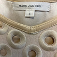 Load image into Gallery viewer, Marc Jacobs Vintage Beige Embroidered Cut Out Circle Design Sleeveless Dress
