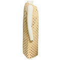 Load image into Gallery viewer, Marc Jacobs Vintage Beige Embroidered Cut Out Circle Design Sleeveless Dress
