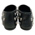 Load image into Gallery viewer, Freda Salvador Black Leather Jessie Flats with Silver Studs
