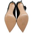 Load image into Gallery viewer, Casadei Black Leather Ankle Strap Blade Pumps
