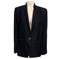 Load image into Gallery viewer, forte_forte Midnight Velvet Corduroy Classic Essential Blazer Jacket
