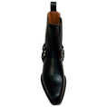 Load image into Gallery viewer, Paris Texas  Black Leather Helena Ankle Moto Boots
