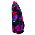 Load image into Gallery viewer, Dries Van Noten Black / Pink / Blue Multi Pleated Jacket
