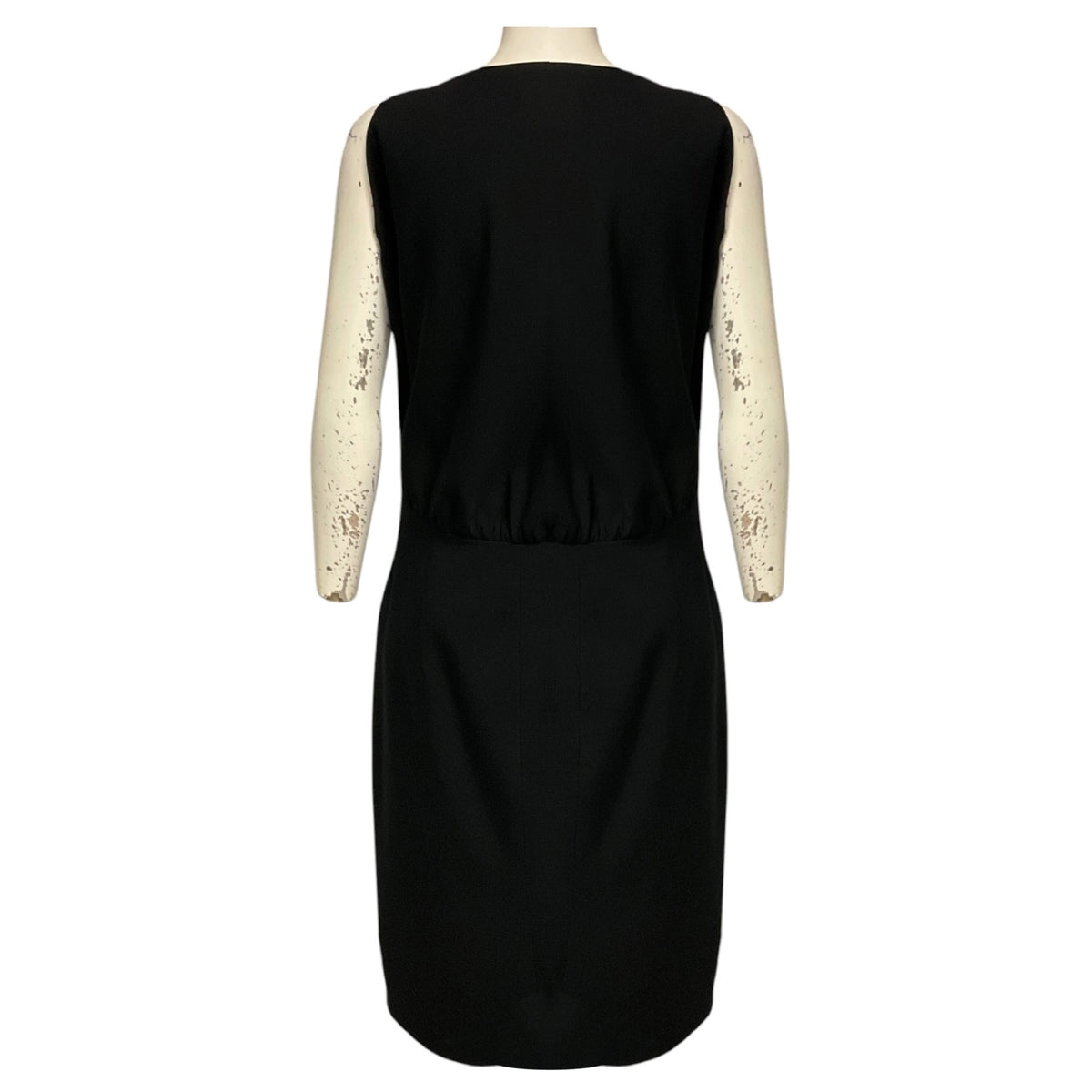 Salvatore Ferragamo Black Bow Detailed Sleeveless Crepe Midi Dress