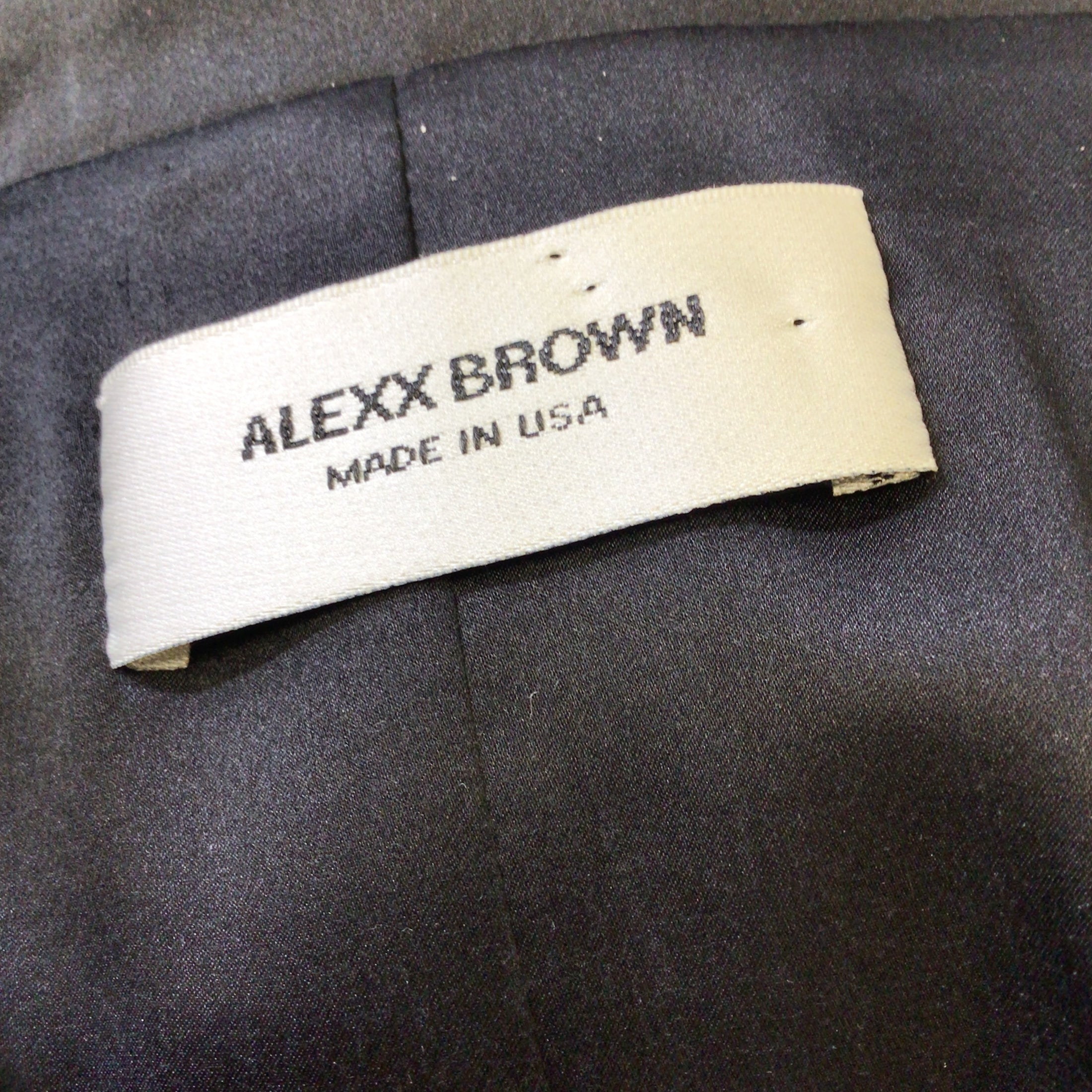 Alexx Brown Black Silk Kimono Biker Jacket