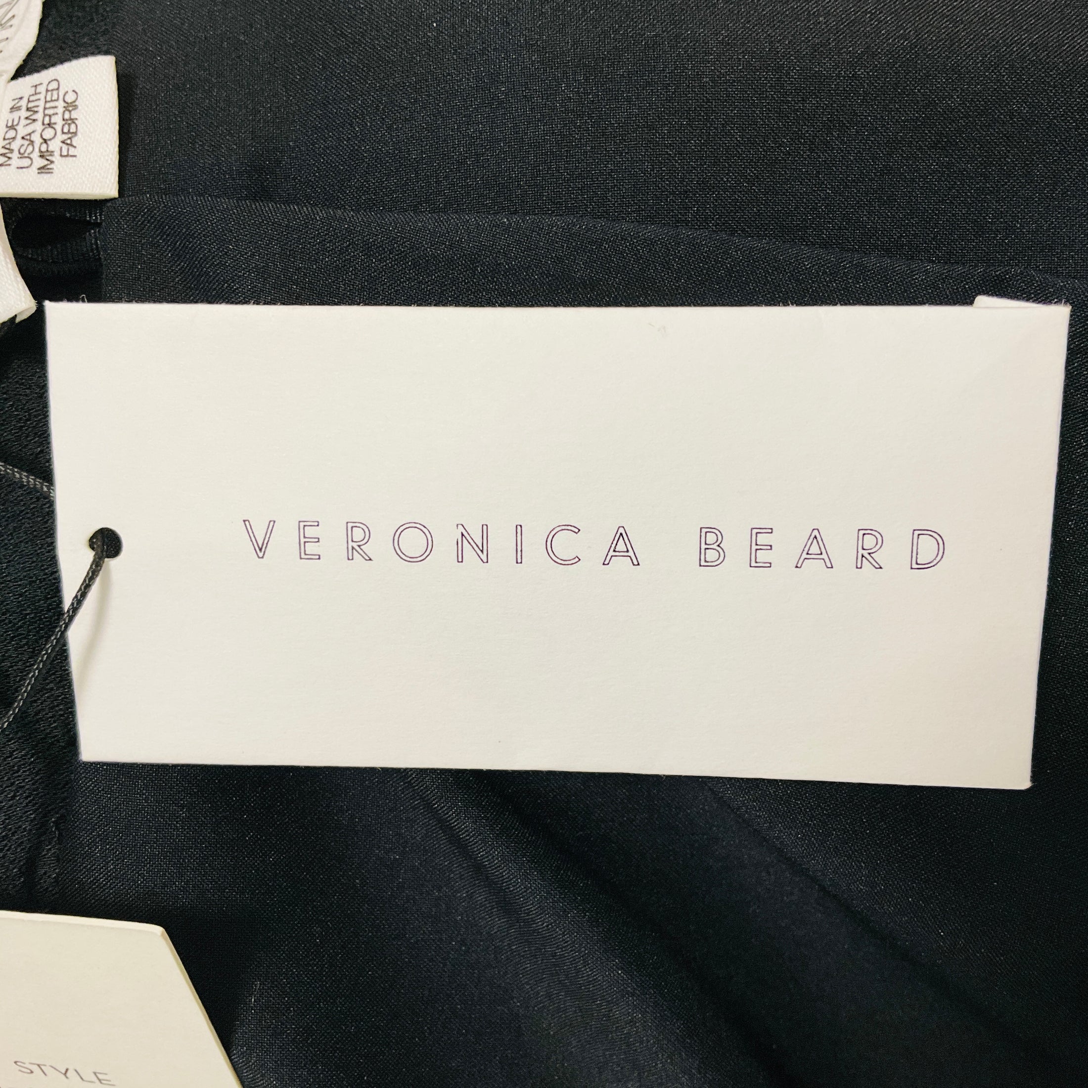 Veronica Beard Black Jagger Dickey Jacket