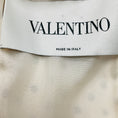 Load image into Gallery viewer, Valentino Ivory / Black Ruffled Polka Dot Print Crepe Cocktail Dress
