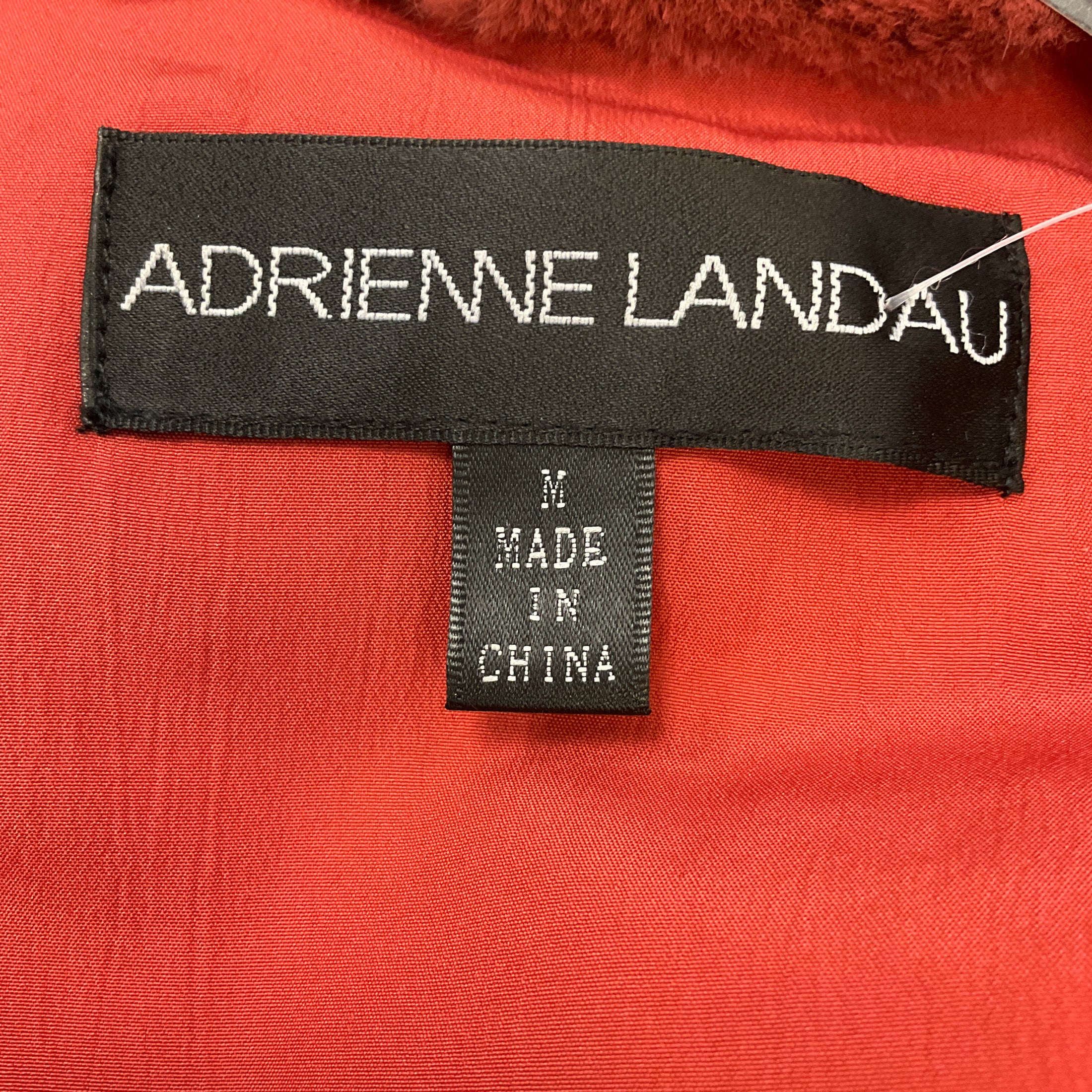Adrienne Landau Spice / White Rabbit Fur Jacket