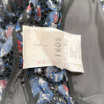 Load image into Gallery viewer, Sacai Blue Multi Floral Eyelet Silk Moto Jacket
