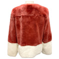 Load image into Gallery viewer, Adrienne Landau Spice / White Rabbit Fur Jacket
