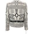 Load image into Gallery viewer, Iro Black / White Knit Print Open Front Kerr Jacket
