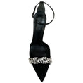 Load image into Gallery viewer, Alexandre Birman Black Suede Lisa Jeweled Pumps
