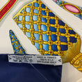 Load image into Gallery viewer, Hermes Navy Blue / White / Red Qu' Importe le Flacon Print Square Silk Twill Scarf
