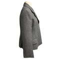 Load image into Gallery viewer, Ferragamo Grey Multi Houndstooth Wool Blazer Jacket
