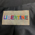 Load image into Gallery viewer, Libertine Black / Silver / Gold Rhinestone Embellished Leaf Design Wool Gabardine Blazer
