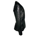 Load image into Gallery viewer, L'Agence Matte Black Kenzie Double Breasted Sequin Blazer
