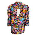 Load image into Gallery viewer, Stella McCartney Black / Pink Multi Tie Neck Floral Printed Silk Blouse
