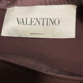 Load image into Gallery viewer, Valentino Burgundy Nylon Stretch Jacket with Ruffle Detail
