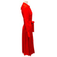 Load image into Gallery viewer, Jason Wu Collection Bright Orange Jacquard Midi Dress
