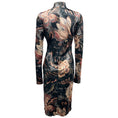 Load image into Gallery viewer, Etro Grey Multi 2024 Floral Printed Stretch Chenille Midi Dress
