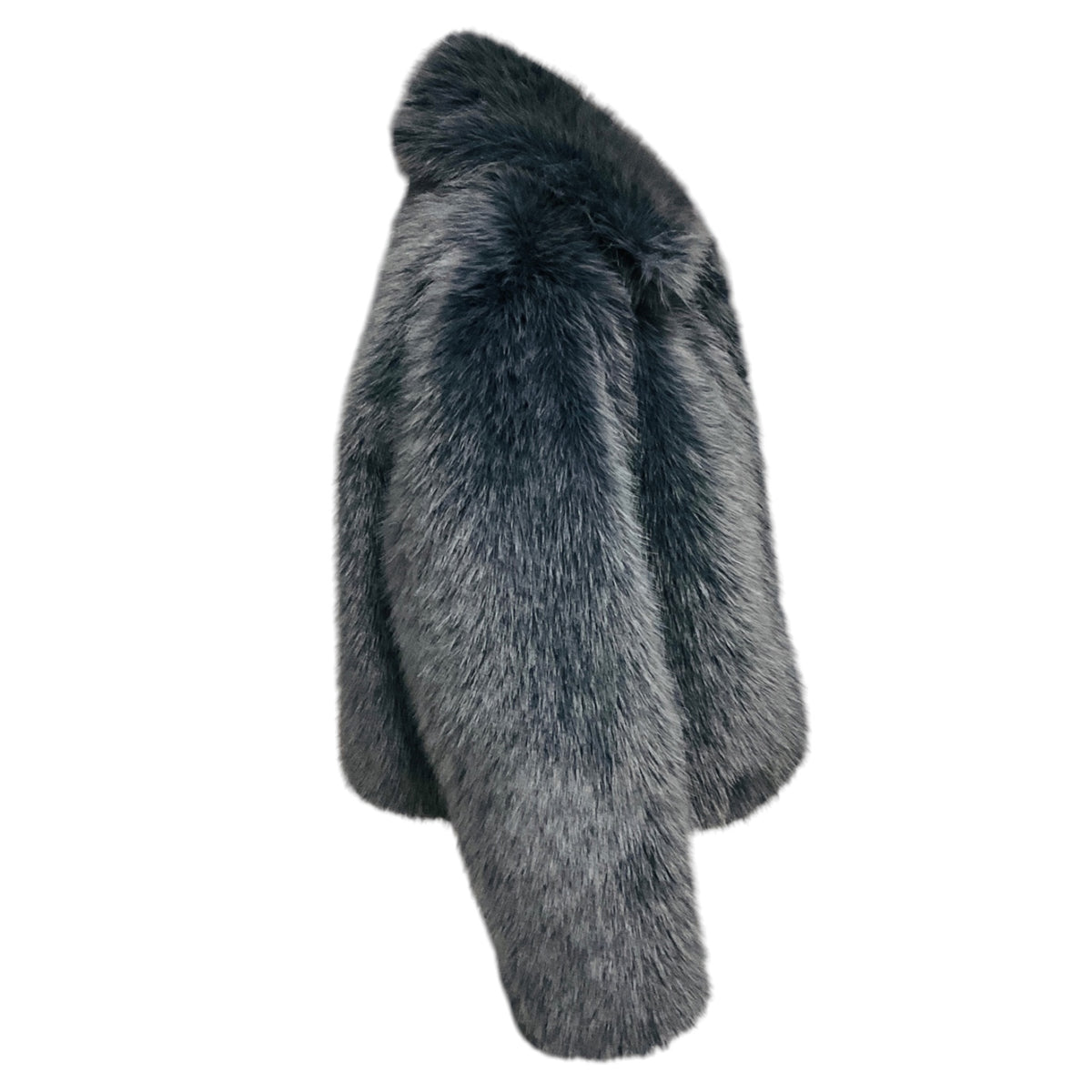 Agolde x Shoreditch Ski Club Shade Grey Maren Faux Shearling Jacket