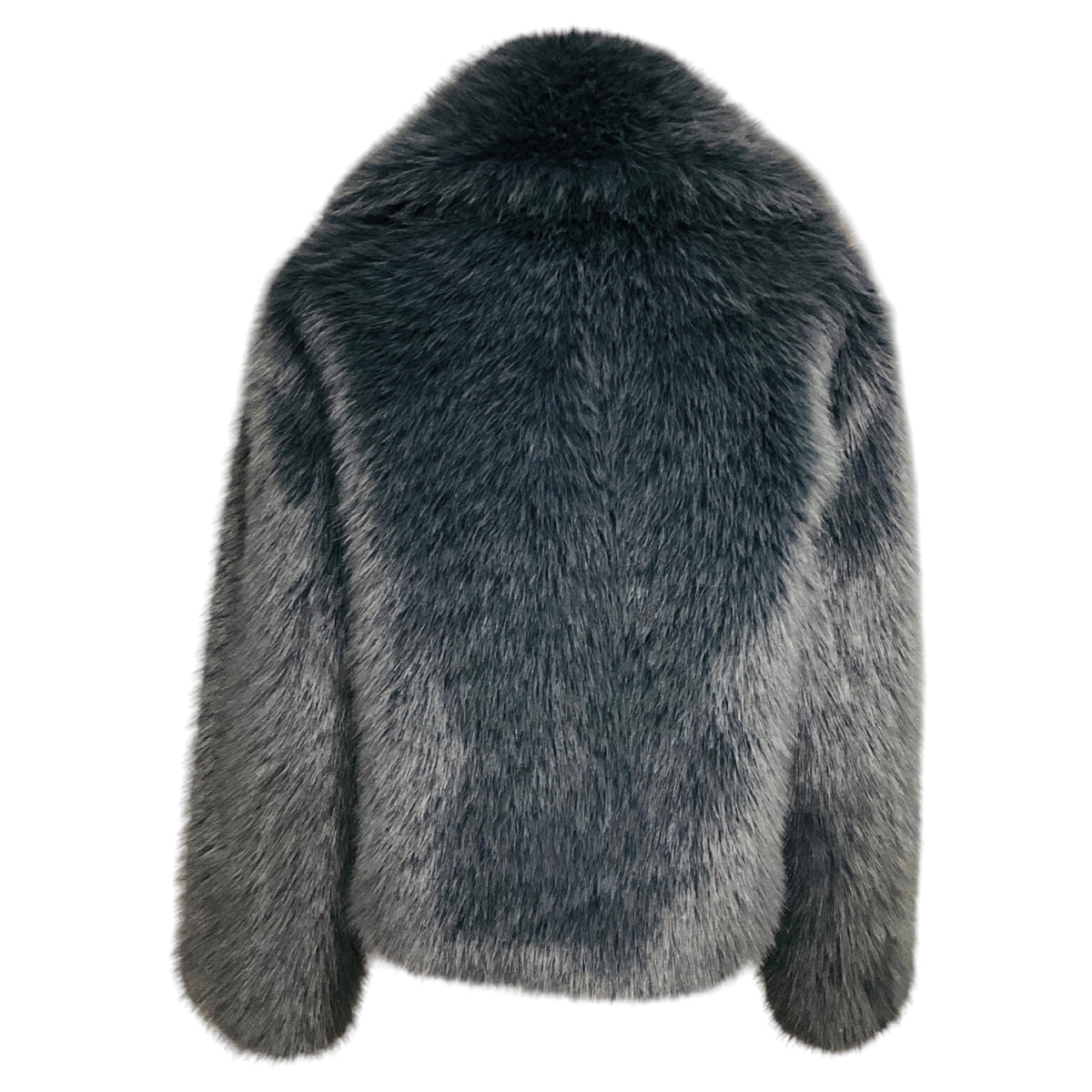 Agolde x Shoreditch Ski Club Shade Grey Maren Faux Shearling Jacket