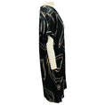 Load image into Gallery viewer, Lafayette 148 New York Black Multi Printed Satin Midi Dress
