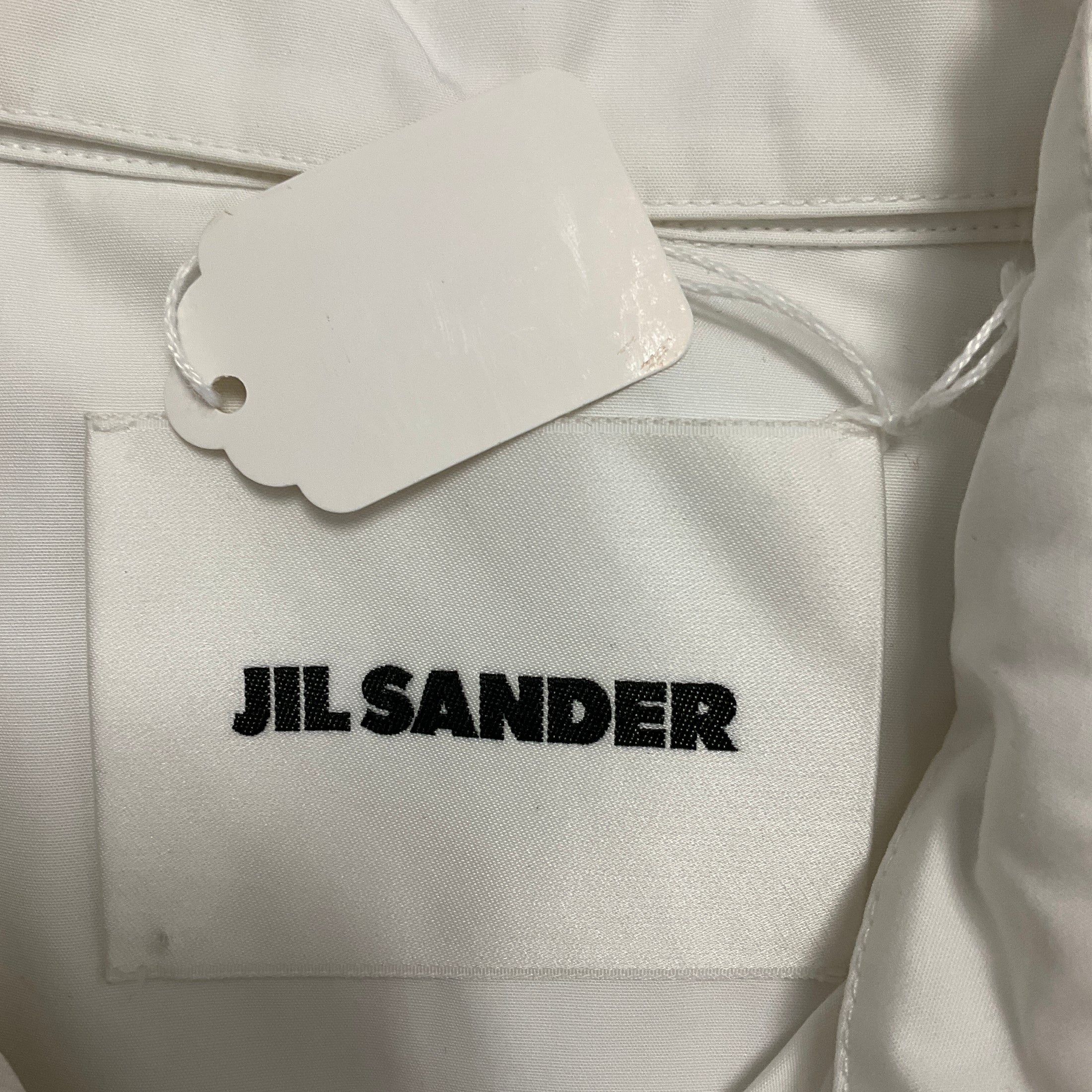 Jil Sander White Cotton Poplin Shirt