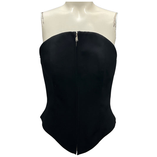 Alexander McQueen Black 2024 Bustier Top