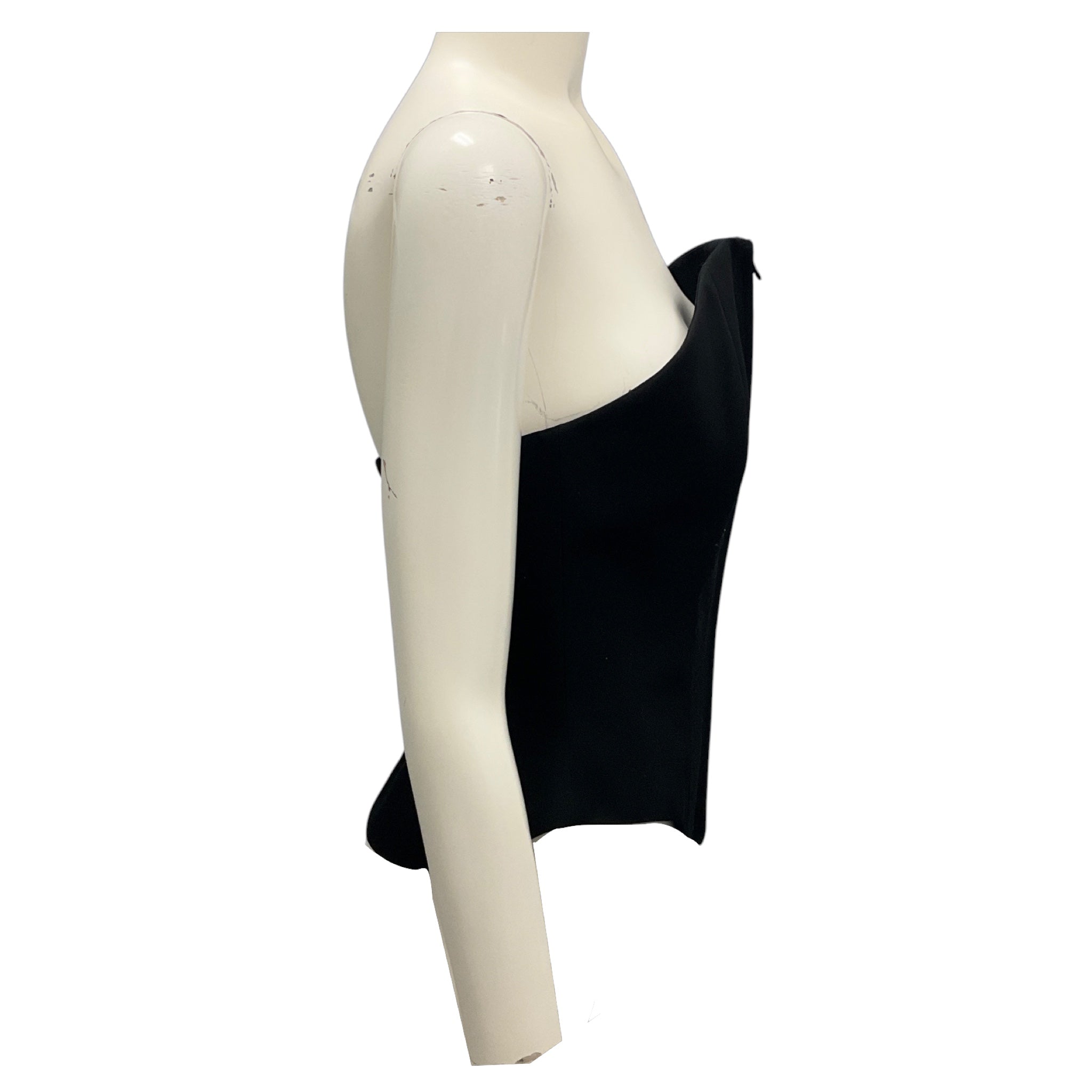 Alexander McQueen Black 2024 Bustier Top