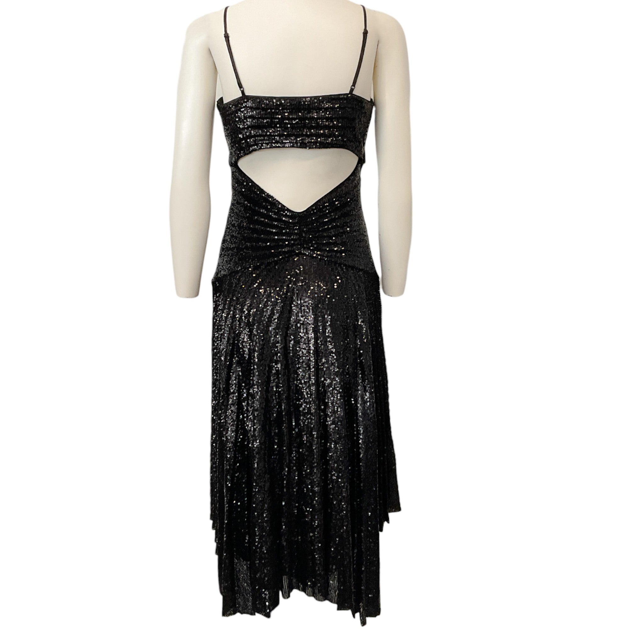 A.L.C. Black Sequined Lou Dress