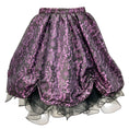 Load image into Gallery viewer, Vicky Tiel Couture Vintage Purple / Black Lace A-Line Skirt
