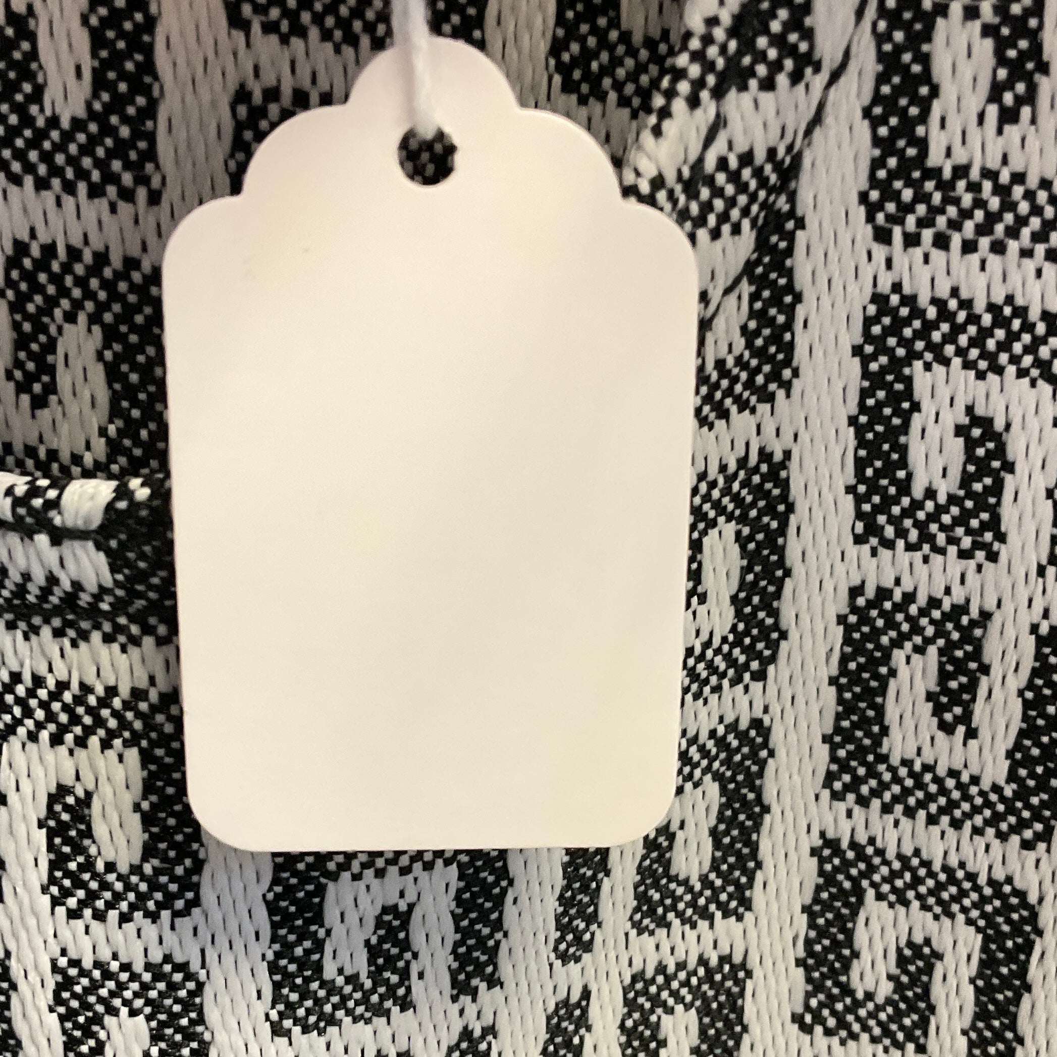 Givenchy White / Black 4G Denim Jacquard Pants / Trousers
