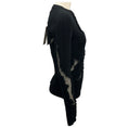 Load image into Gallery viewer, Alexander McQueen Black 2024 Mesh Tulle Detail Knit Pullover Sweater
